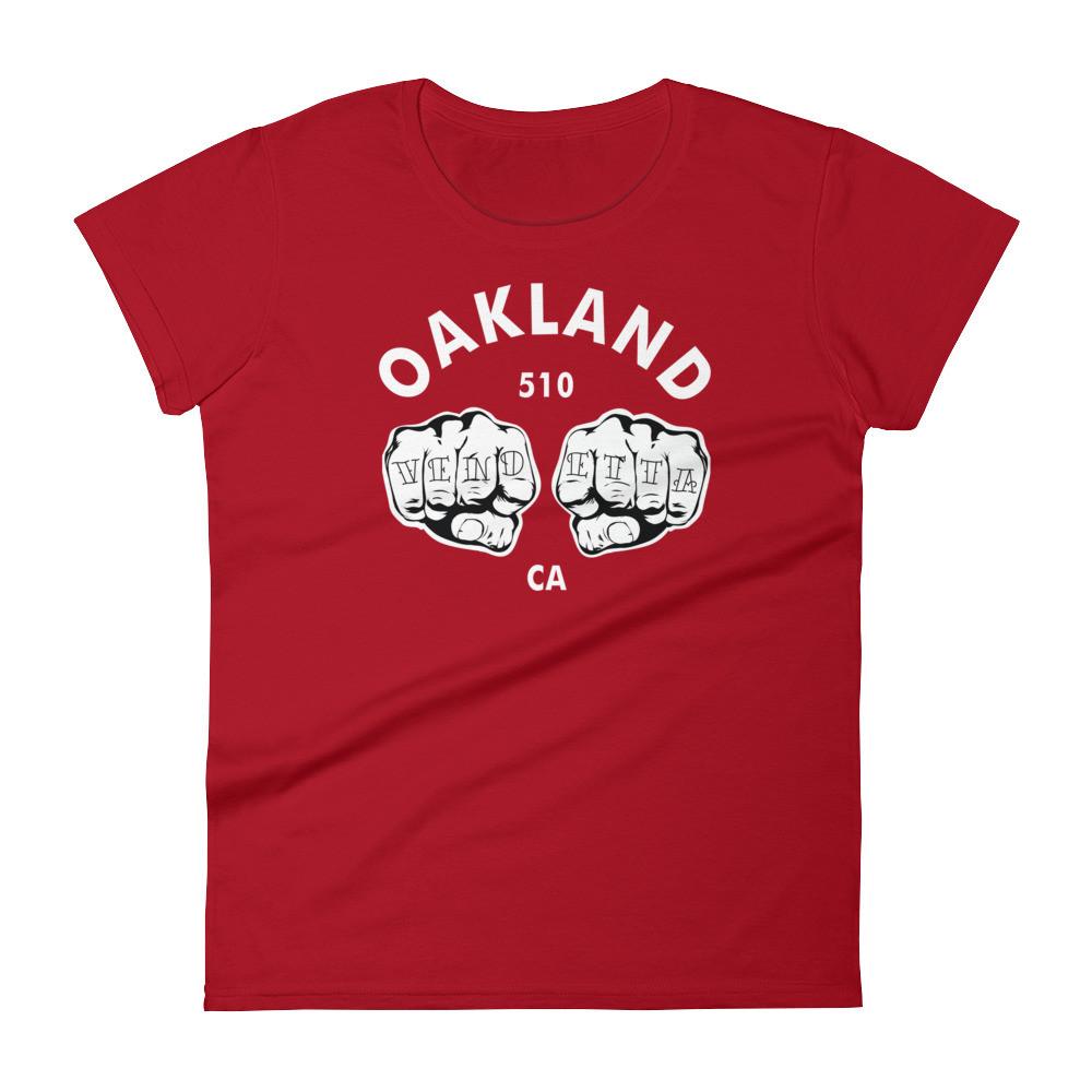 Women's short sleeve Oakland Fists t-shirt