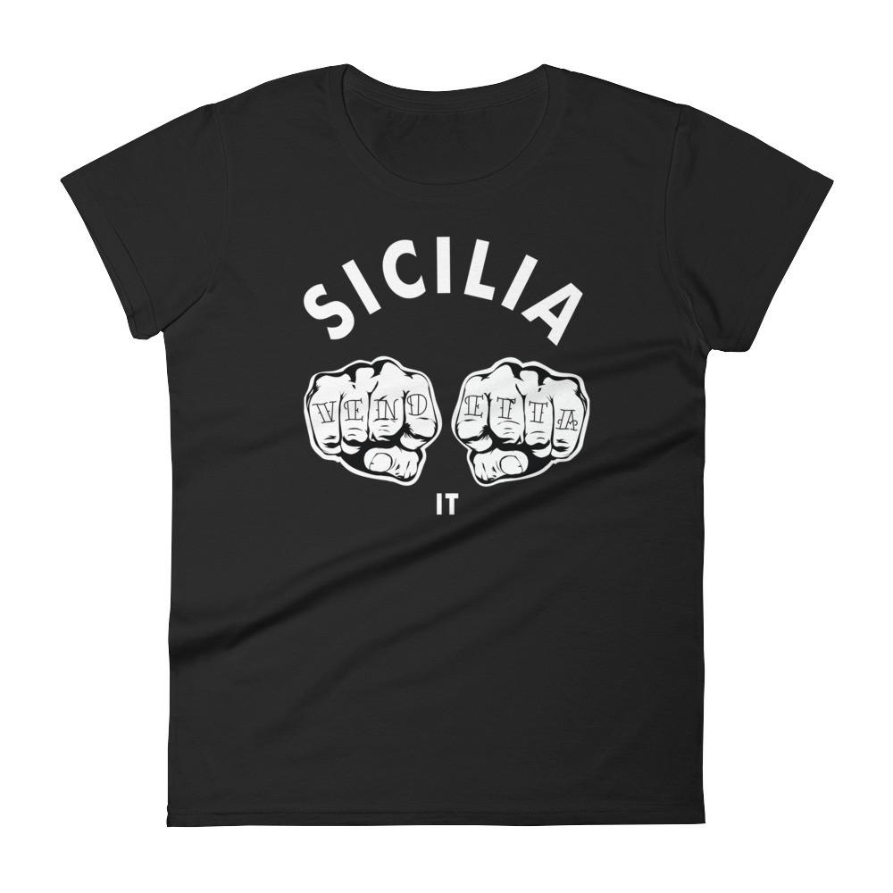 Women's short Sicilian Fists sleeve t-shirt