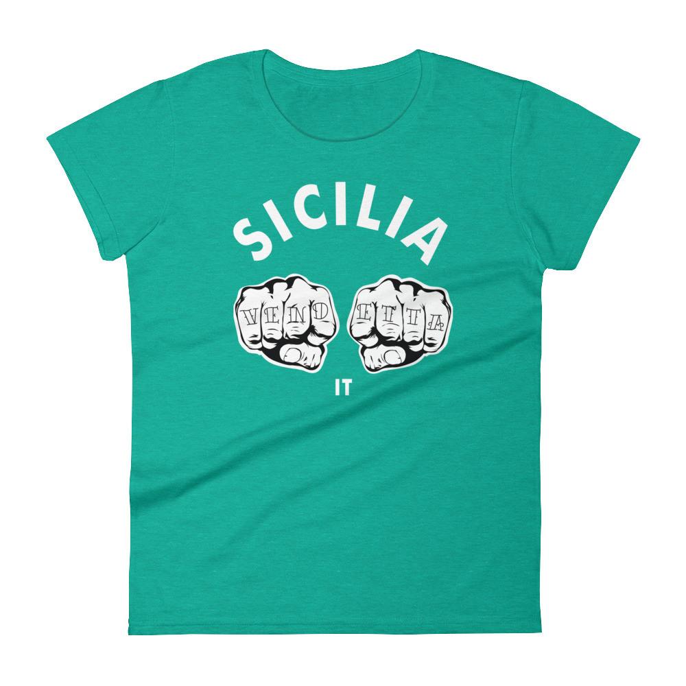 Women's short Sicilian Fists sleeve t-shirt